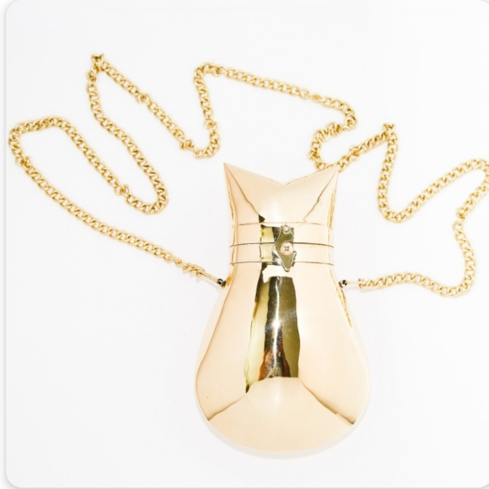 Solid Aged Brass Bag Unique Only Small Qty Made - image 4